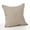 Natural, variant on Fennco Styles Pomponin Collection Pompom Design Down Filled 100% Linen Decorative Throw Pillow 20" W x 20" L