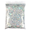 thumbnail image 2 of Brillo de uñas grueso con forma hexagonal mixta holográfica de 50G, lentejuelas plateadas, copos brillantes láser, rebanadas, manicura, decoración artística de uñas Tan Jianjun unisex, 2 of 2