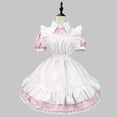 thumbnail image 1 of Gspmoly Robes Décontractées pour Femmes, Tablier de Lingerie Aguichant pour Femmes Tenue de Soubrette Cosplay Robe Bandage à Nœud Uniforme de Tentation sous-Vêtements Vêtements de Nuit sous-Robe Ensemble Robes de Soirée pour Femmes Offres Hebdomadaires, 1 of 5