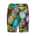 thumbnail image 5 of Naloa Easter Egg1 Men's Short Pajama Pants, Lounge Comfort Shorts with Elasticized Waistband and Side Pockets - Large, 5 of 9