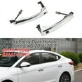 thumbnail image 2 of Car Outside Door Handle Replacement  for Hyundai Elantra AD 2016-2019 Keyless Entry with Button 82651-F2210 Left Side, 2 of 10