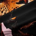 thumbnail image 4 of Manfei Animal Leopard Shower Curtain 72Wx72L,Tropical Flowers Bathroom Curtain, 4 of 6