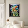 thumbnail image 2 of BYGFHLYW Diamond Art Kits for Adults, Colorful Octopus Ocean 5D Full Round Drill DIY Diamond Painting, Marine Animal Home Wall Decor, 11.8x15.8 Inch, 2 of 7
