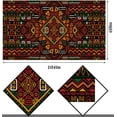 thumbnail image 2 of Kwanzaa Tablecloth Black History Month Afro African American Holiday Party Decoration Kitchen Dining Room Rectangular Table Cover (60" x 102"), 2 of 5