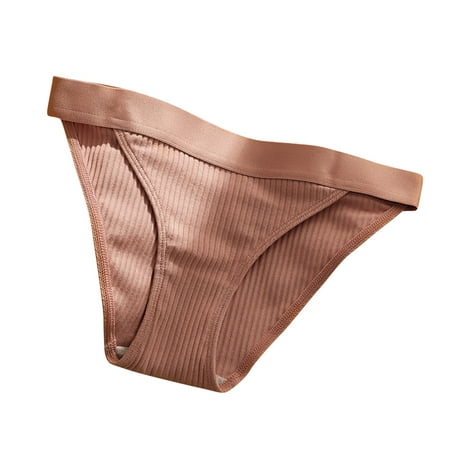 Bigersell Womens Boxers Underwear Clearance Seamless Cotton Underwear Women Tangas Panty Style P-258 Spandex Thong Panties Ladies Thong Underwear Briefs High Waist Women s Panties Pink XL