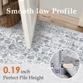 thumbnail image 5 of BERTHMEER 10'x14' Large Area Rugs for Living Room Bedroom Dining Room Office Oriental Vintage Farmhouse Machine Washable Non-slip Traditional Distressed Carpets, Navy Blue, 5 of 5