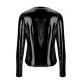 thumbnail image 6 of GEWSEY Metallic Tops for Women Long Sleeve Shimmer Disco Party T-Shirt Slim Going Out Club Sparkly Blouses Concert Outfit (Black, XL), 6 of 8