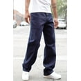thumbnail image 3 of Victorious Men's Essential Baggy Raw Denim Jeans DL998 Indigo 34/32, 3 of 5