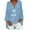 Sky Blue fall sweatshirt for women, variant on USSUMA Women's Cotton Linen Tunic Tops for Leggings Oversized Shirts Casual V Neck Long Sleeve Loose Fall Tops Tunics Blouses