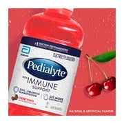 Pedialyte with Immune Support Electrolyte Drink, Cherry Punch, 1 Liter
