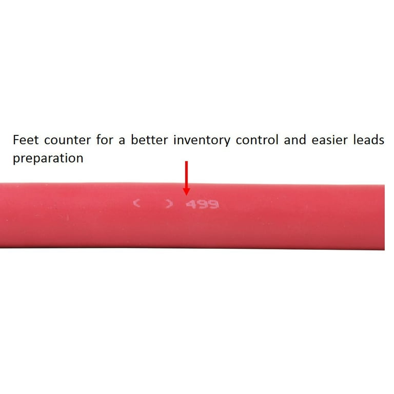 #4 Gauge AWG - Flex-A-Prene® - Welding/Battery Cable - Red - 600 V - Made  in USA (30 FEET)