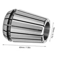 thumbnail image 4 of Collet, ER32-18 0.015mm Accuracy Hardware Spring Collet Milling Lathe Tool  For Replacement Accessories For Industrial Supplies, 4 of 8