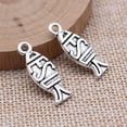 thumbnail image 2 of K-KED 80 Pcs Tibet Silver Fish Charms Pendants 26X9MM Diy Crafts Accessory D16921, 2 of 4