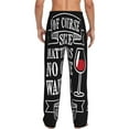 thumbnail image 3 of Haiem Wine Funny Men's Pajama Pants Ultra Lightweight Pjs Bottoms Sleepwear Bottom Pants with Pocket Drawstring-Small, 3 of 9
