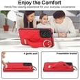 thumbnail image 4 of Funda de PU con anillo de cobertura total antideslizante para Samsung Galaxy A53 5g con pulsera, 4 of 5