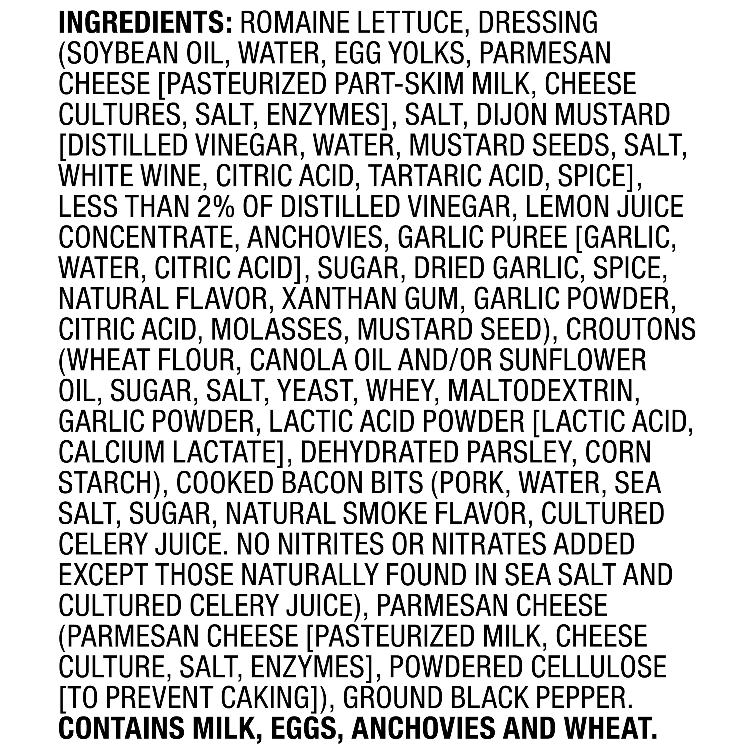 Marketside Bacon Caesar Salad Kit, 14.65 oz Bag, Fresh