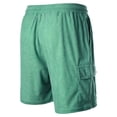 thumbnail image 6 of Men's Corduroy Shorts Casual Elastic Waist Drawstring Lightweight Summer Beach Shorts, 6 of 7