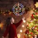 thumbnail image 1 of Isvgxsz Clearance Christmas Decorative Window Light, Backdrop String Lights for Outdoor Indoor Windows Pathway Patio Bedroom Party Holiday Wall, Warm White, 1 of 6