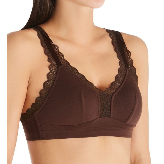 Parfait Dalis Wire-Free Full Bust Bralette, Deep Nude, 36DDD