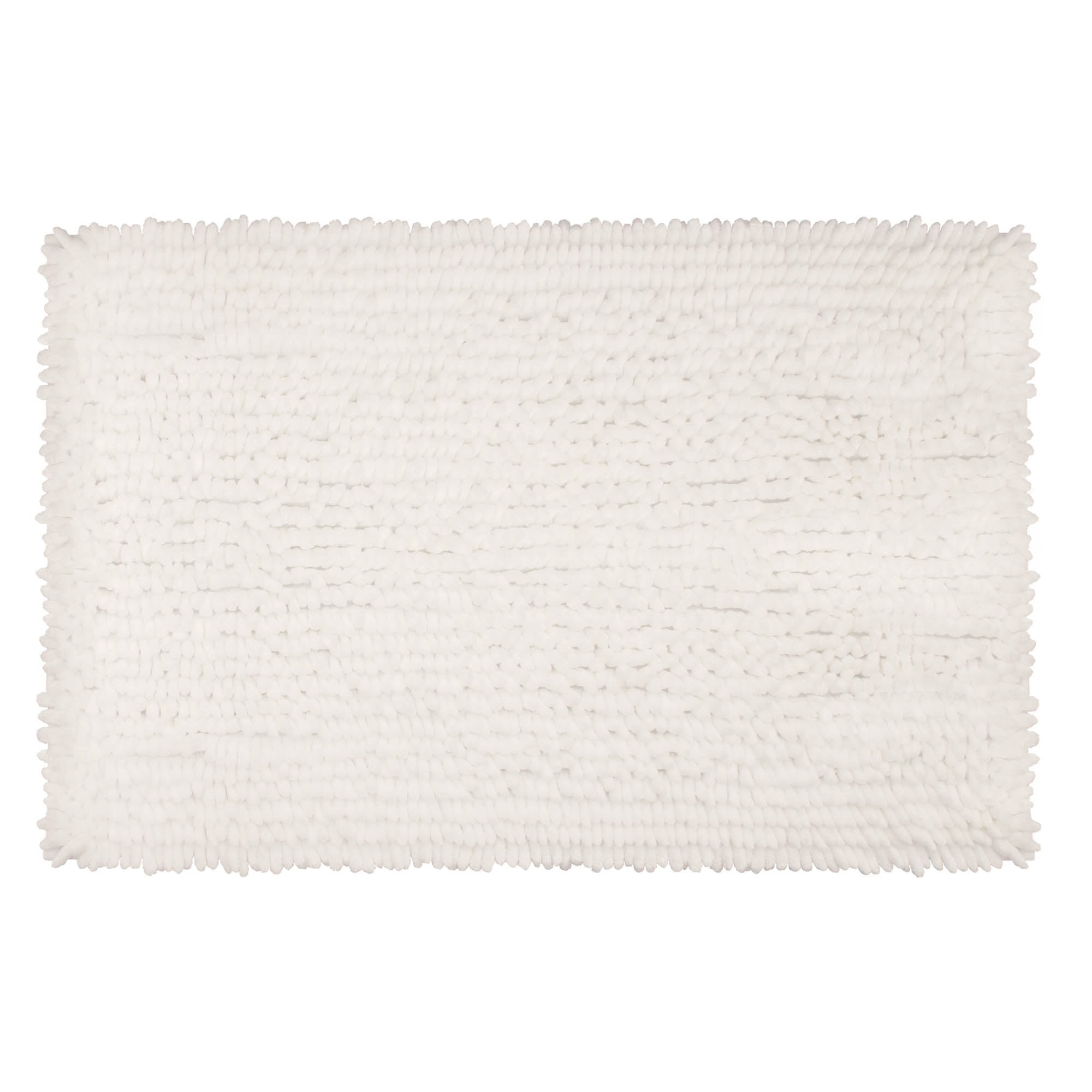 Jean Pierre Mega Butter Chenille 27" x 45" Bath Mat, White