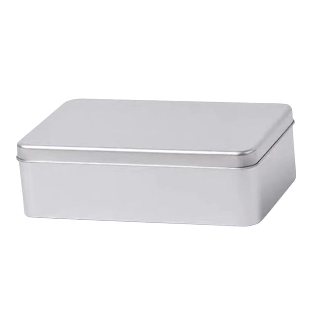 Caja de lata Rectángulo BLESIY molde para pasteles molde para hornear 15.5cmx9cmx6.5cm caja de regalo de metal