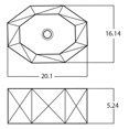 thumbnail image 3 of American Imaginations 20" W Vessel, 3 of 3