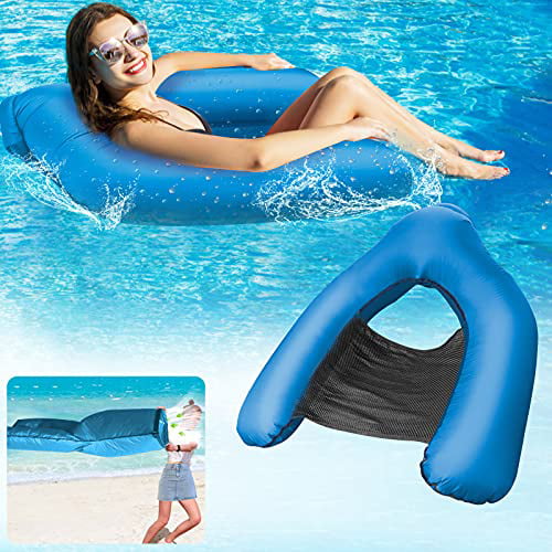 Inflatable Floating Water Hammock Float Bed Swimming Pool Chair for Kid Adult 