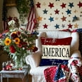 thumbnail image 5 of 4th of July PALIFEUR Pillow Covers, 18 x 18 Inch Patriots Linen Pillow Case, Indeoendence Day Throw Pillow Covers for Sofa Bedroom Coffice, Flag Decorative Pillow Cover, 5 of 7