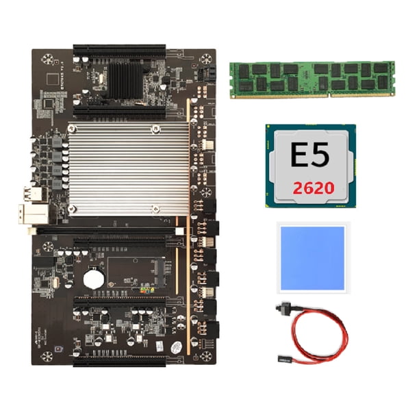 Methold X79 LGA 2011 CPU USB 3,0 placa base de computadora 100M tarjeta de red SATA 3,0 placa de minería PC de escritorio suministros de actualización Juegos de teclado y mouse para computadora