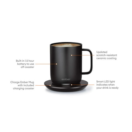 Ember - Temperature Control Smart Mug² - 10 oz - Black