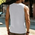 thumbnail image 5 of DxhmoneyHX Mens Tank Tops Wicking Muscle Blouse Summer V Neck Sleeveless Half Button Shirts Loose Gym Workout Athletic Tees, 5 of 9