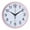 Pink, variant on 7.87 Inch 20CM Luminous Plastic Wall Clock, Quartz Clock, Bedroom, Living Room, Hanging Clock, Minimalist Clock