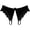 Black, variant on Lingerie for Women Open Panties Lace Briefs for Women Low Waist Crotch Open Design with Underwear and Delicate Trim Hot Pink One Size