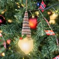 thumbnail image 7 of Hwkond Hanging Christmas Tree Decorations Hanging Gnome Christmas Decorations With LED Light, Lovely Faceless Doll Plush Gnomes Santa Doll Luminous Xmas Dolls For Christmas Tree Decorations, 7 of 7