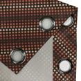 thumbnail image 5 of Ambesonne Retro Grommet Curtain, Nostalgic Polka Dots Funk, 50" x 54", Dark Brown Vermilion, 5 of 6