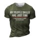 thumbnail image 1 of Summer Short Sleeve Black Round Neck Cotton Loose Print Pullover T-shirt TopL, 1 of 3