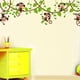 thumbnail image 3 of Kearding Monos lindos Pegatinas de pared Niños Arte PVC Calcomanía 3D Animales Hojas Papel tapiz Dormitorio Calcomanías para el salón para jardín de Decoración del hogar Kearding HA074842-00, 3 of 6