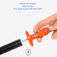 thumbnail image 3 of Casquette de Protection de Poteau de Tente de Camping 4PCS Extérieur Anti Statique Anti Conducteur pour le Camping Randonnée Backpacker, 3 of 7