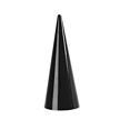 thumbnail image 1 of ziyahi Single Fingertip Cone Display Storage Collection Decorative Stand Plastic Jewelry Organizer Showcase Store Ornament Black, 1 of 7