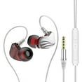 thumbnail image 1 of Seitruly Teléfono móvil Auriculares con cable Micrófono HiFi Sonido 3.5mm Auriculares Control de línea Auriculares Manos libres Llamada Auricular Type3 NO3, 1 of 6