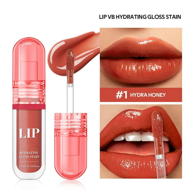 Fiudx Brillo de Labios Picante, Fórmula Voluminizadora de Jengibre, Efecto Hidratante y Brillante, Hidratación Duradera, Maquillaje En Capas, Estilo Seguro, Tratamiento Labial Nutritivo de 4,7 Ml