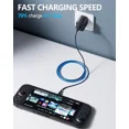 thumbnail image 3 of 60w Charger for Nintendo Switch 2 Charger Power AC Adapter Fast Charging with 5FT USB C Cord Cable Compatible with Lite, OLED, Steam Deck - Support TV Mode, 3 of 6