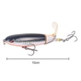 thumbnail image 2 of Señuelos de pesca de hélice 10cm Fake Topwater Tail Artificial Hard Bait (Plata) Ehuebsd Para estrenar, 2 of 8