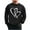 Black, variant on Men's Valentine's Sweatshirt Long Sleeve Crewneck Heart Print Pullover Loose Top for Romantic Gray S
