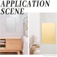 thumbnail image 6 of 2 Pack 3mm Thick Acrylic Mirror Sheet with Lamination Gold and Silver Acrylic Sheet Panels for DIY Craft Projects Signs 20x30cm, 6 of 6