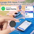 thumbnail image 3 of Mini GPS Tracker for Vehicles, Hidden Tracking Device for Vehicles, Car Tracker No Subscription Work with Find My (iOS Only), Vehicle Tracker with Audio for Kids, Dogs, Key, Luggage, Bag (2), 3 of 7
