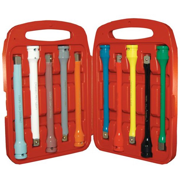 ATD Tools ATD4380 10 Pc. 0.5 In. Drive Wheel Torque Extension Set