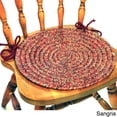thumbnail image 3 of Rhody Rug SA58A015X015-4 Sandi Tweed Braided Chair Pads, Oatmeal - Set Of 4, 3 of 5