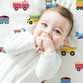 thumbnail image 3 of Wildkin Kids 100% Cotton Fitted Crib Sheet for Boys and Girls (Trains, Planes & Trucks Blue), 3 of 9
