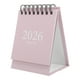 thumbnail image 1 of GOOHOCHY Calendario de escritorio 2026 mensual con caballete, bloc mensual, calendario pequeño de pie para el hogar y la oficina, color rosa, 1 of 7
